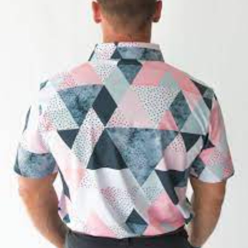 Yatta Men's Birdie Dropper Golf Polo Shirt, Size M - Picture 2 of 4